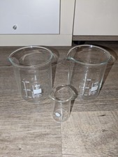 Bechergläser 400 ml Und 50 ml Labor Chemie Glas