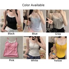 Damen Elastisches Camisole Spitze Weste für Freizeit Alltag in verschiedenen Fa