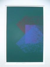 ALMIR MAVIGNIER -  FARBSERIGRAPHIE  - HANDSIGNIERT, NUMMERIERT 