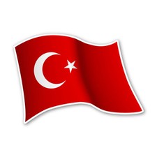 Turkei Flagge Turkey Türkiye Autoaufkleber Sticker Fahne Aufkleber DRU 0088