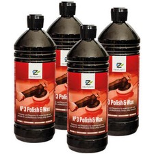 4x Nextzett (ehem. Einszett 1Z) No3 Polish & Wax / Metallic Polish & Wax 1000ml