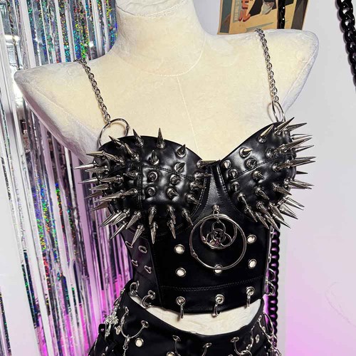 Gothic oberteile punk - gothic, mini