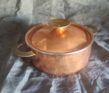 Kupfertopf mit deckel kochtopf - kupfertopf,