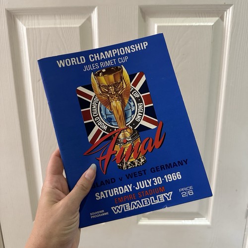 1966 programm wembley - programm,