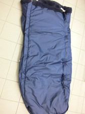 Orgaterm Rollstuhl Schlupfsack Webpelz Blau  Gr.5/ Senior - neu