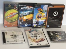 The Simpsons: Hit & Run, Black & White 1, 2, GTA, Need For Speed, Half-life Set