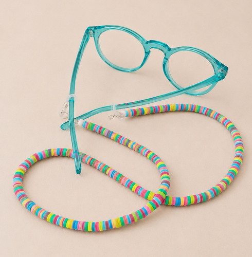 Brillenkette aus kunststoff - brillenkette,