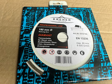 Diamanttrennscheibe Vollrand Ø180mm für Wand Bodenfliesen Keramik / Blau12 ..