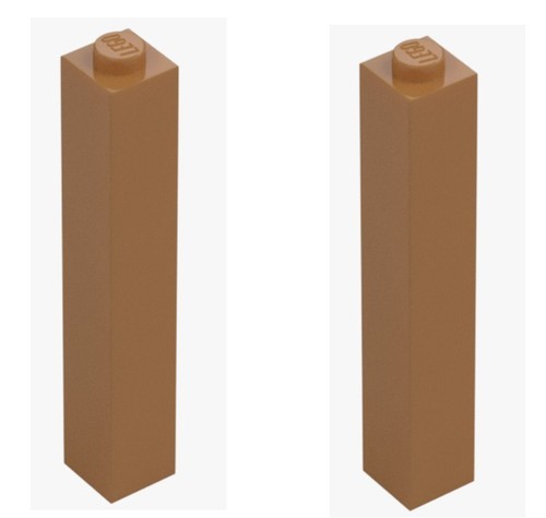 Lego stein 1x1x5 medium - lego®, 2x