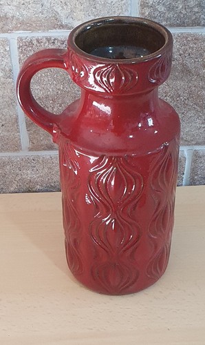 Vintage scheurich vase 485 - vintage,