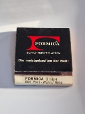 Streichholzheftchen, Formica GmbH, Schichtstoffplatten, 505 Porz - Wahn / Rhld