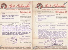 HERFORD, 2 x Brief 1943