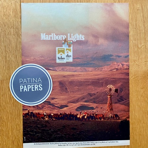 1992 marlboro lights cowboy - 1992,