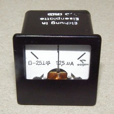 Gossen Mikro Amperemeter Mitten Anzeige  Kleine Ausführung