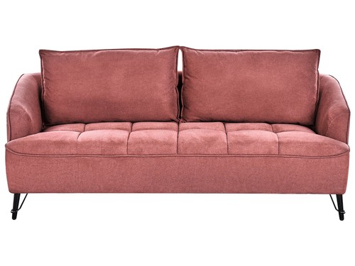Sitzer sofa bouclé rot - sofa,