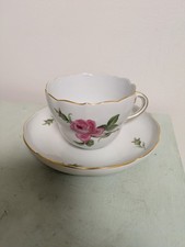 Meissen porzellan rote rose - rote,