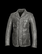 Belstaff Lederjacke Douglas Grau