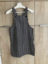 Latzrock/ Trägerrock/Schwarz Weiß Gestreift/ Gr. 36/H&M/ Stretch/ Top in Ordnung