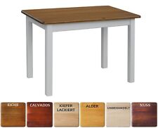 Tisch Großer Esstisch Küchentisch Kiefer Weiss 140, 150, 170, 190, 200cm NEU