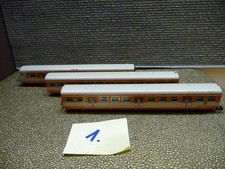 Spur N TRIX 13138S 13144S 13139S Personenwagen  S Bahn ornage grau 3er Set Nr 1