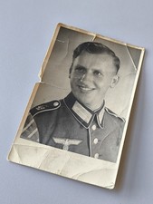 original WW2 German Soldier Photo"Paul"- Wehrmacht Uniform - InscribedFoto-Fix