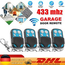 4x Funk Alarmanlage Handsender Garagentor 433MHz Fernbedienung Universal New