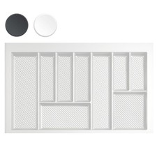 Besteckkasten 80 cm Weiß