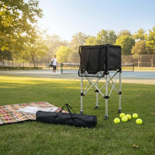 Mobiler tennisballwagen - mobiler,