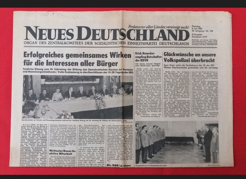 1985 ddr egon krenz - 2.7.1985,
