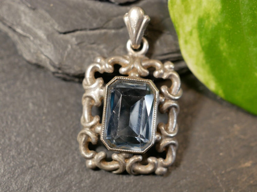 Silber anhänger jugendstil - silber,