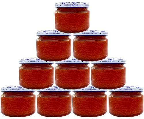 10x 250g forellen kaviar lachs - kaviar,