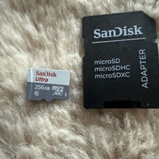 SanDisk 256 GB Micro SD Karte mit Adapter 