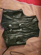 herren weste braun leder