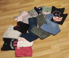 Kleiderpaket für Mädchen • Größe 128 bis 134 • 16 Stück• Pullover T-Shirts etc.