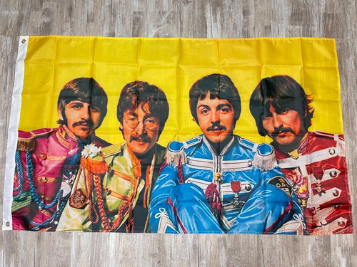 Rock band the - beatles, banner
