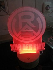 Rot-Weiß Essen  LED-Lampe-Nachtlicht " NUR DER RWE "