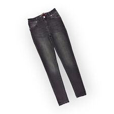 Zeo Push Up Skinny Jeans W25 XXS XS 32 34 Stretch Hose anthrazit Jeggings Slim