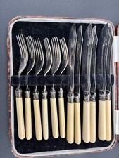 Antikes Fischbesteck Silber