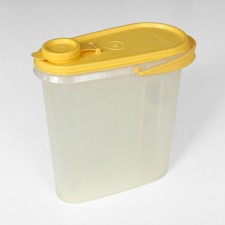 Tupperware Mundschenk 2l gelb mit Griff - Milchkanne Saftkanne Wasserkrug Kanne