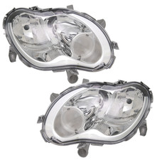 Scheinwerfer Set für Smart City Coupe + Fortwo 450 H1 H7 Halogen LWR Motor