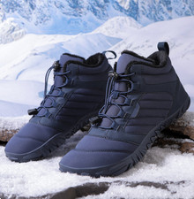 Barfuss Winterschuhe Damen, atmungsaktiv & rutschfest mit weicher Sohle