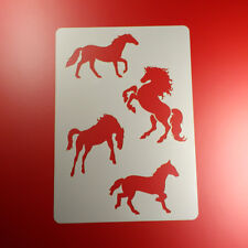 A3 Schablone Pferd 4 Hengst