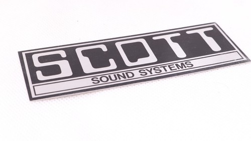 Vintage scott sounds - scott, systems