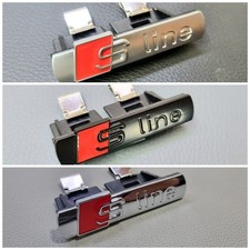 S-Line Emblem Logo Schriftzug Kühlergrill Audi A3,A4,A5,A6,A7,A8,Q3,Q5,Q7,TT
