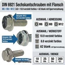 DIN 6921 Sechskantschraube mit