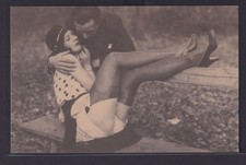 Ansichtskarte Erotik Akt