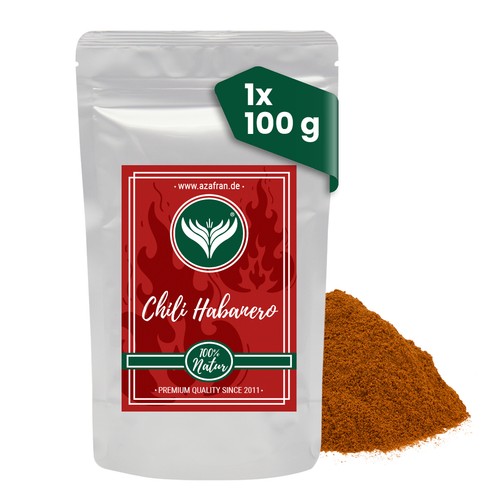 Habanero chilipulver 100g - chilipulver,