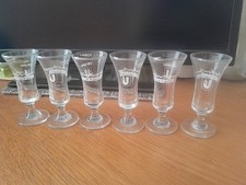 6  Schnapsgläser - 6 Shotgläser á 2 cl -Jubiläumsgläser 130 Jahre Lockstedter