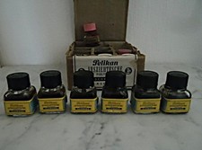 ORIGINAL PELIKAN Pappkarton mit 8 x Ausziehtusche + 4 x Tusche schwarz + rot