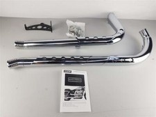 Harley Davidson Sportster Universal Supertrapp X-Pipes Auspuff-/ Abgasanlage Chr